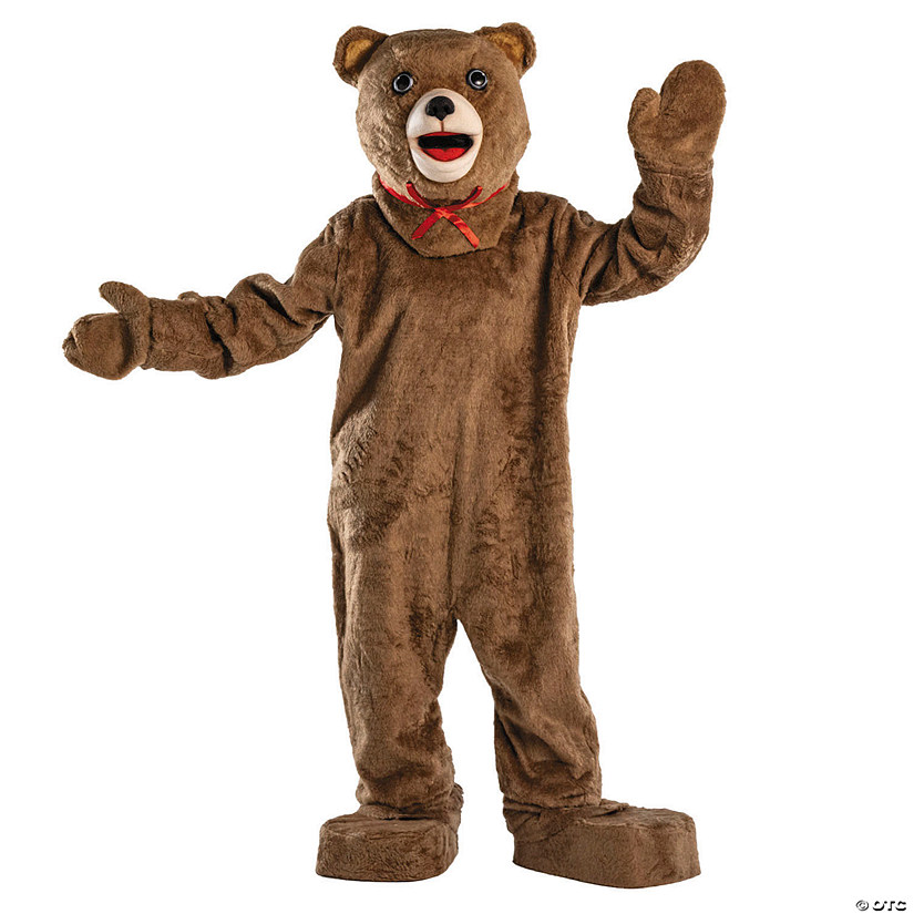 Adults Complete Teddy Bear Mascot Costume | Halloween Express