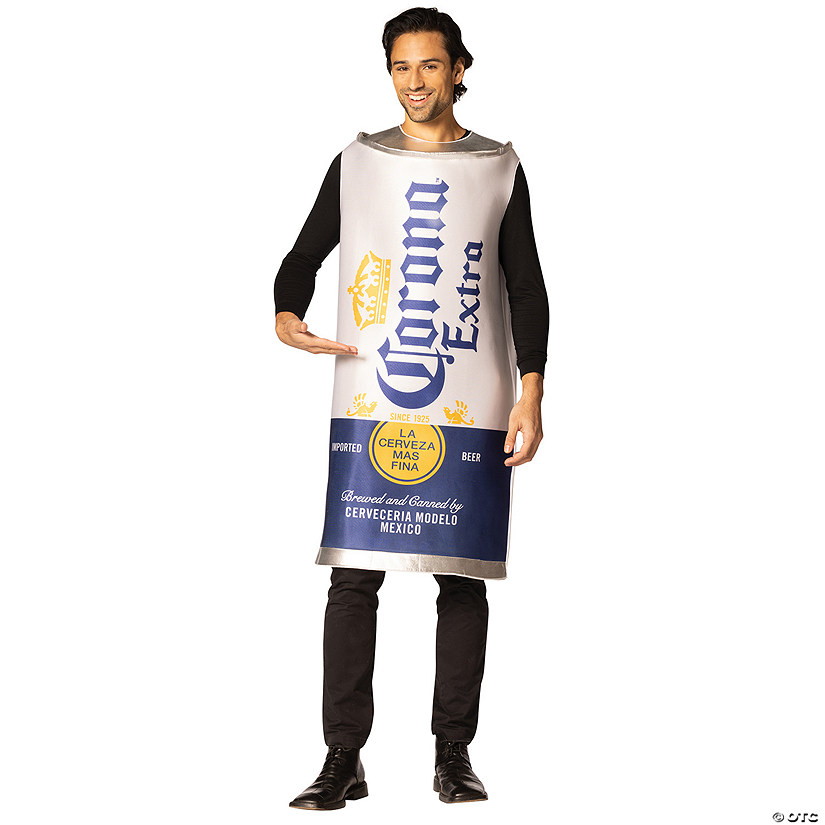 Adults Corona&#8482; Extra Beer Can Costume Image