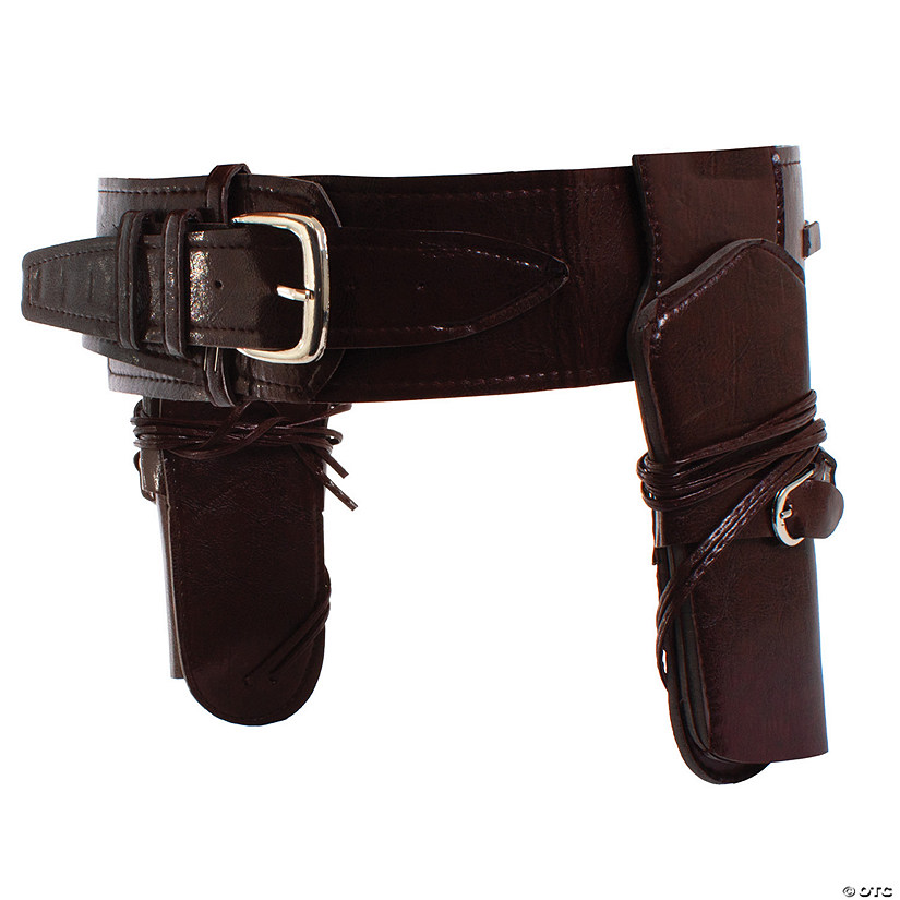 Adults Cowboy Belt with Double Holster Costume Accessory Image