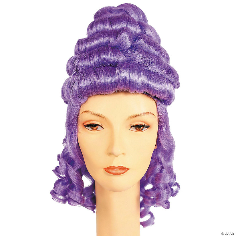 Adults Curly Tower Colonial Lady Wig Image