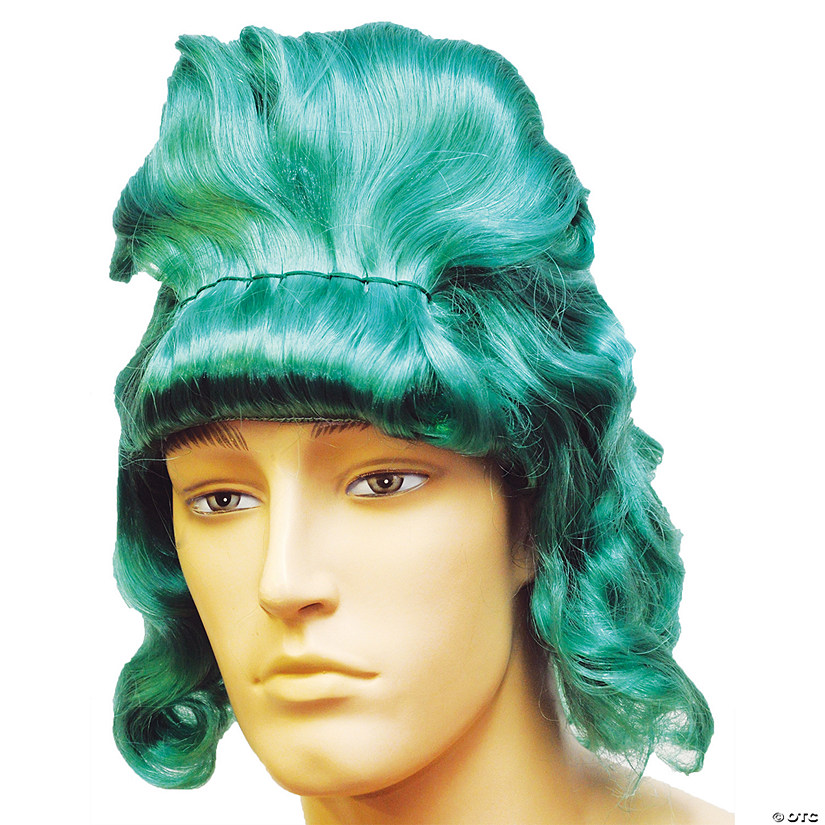 Adults Dark Green Wig Image