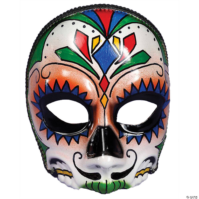 Adults Day Of The Dead Mask Image