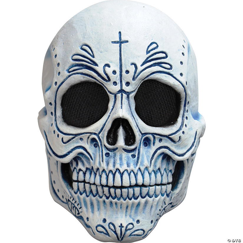 Adults Day of the Dead Mexican Catrin Skull Mask Image