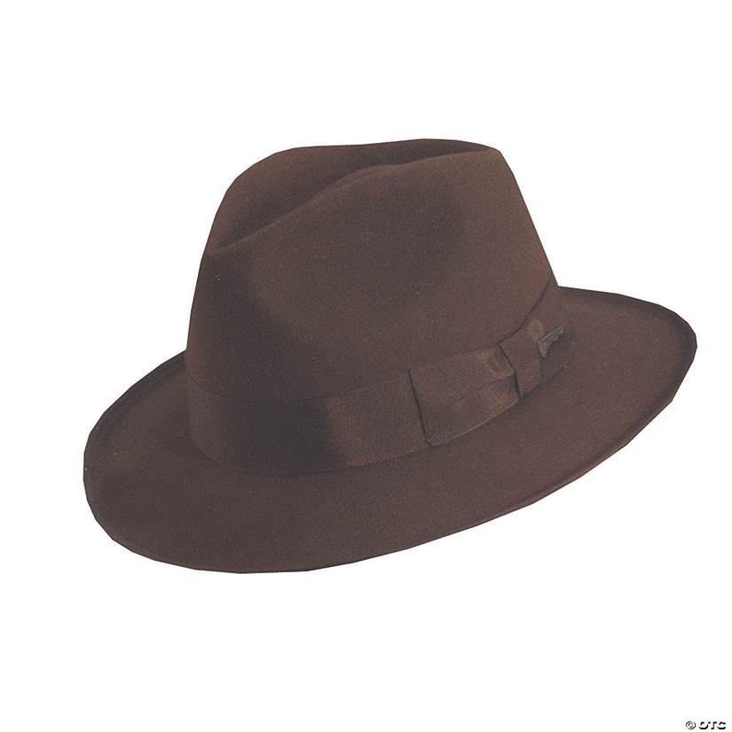 Adults Deluxe Brown Indiana Jones&#8482; Hat with Hatband - Extra Large Image