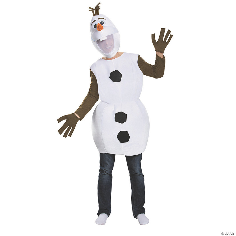 Adults Deluxe Disney's Frozen Olaf Costume Image