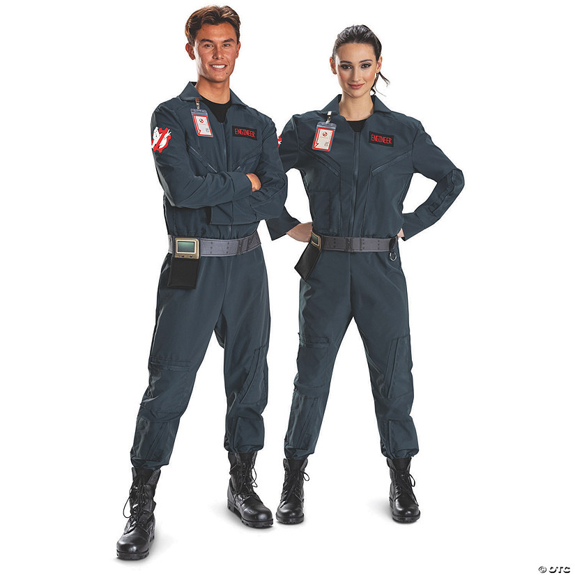 Adults Deluxe Ghostbusters: Frozen Empire&amp;#8482; Engineer Costume Image