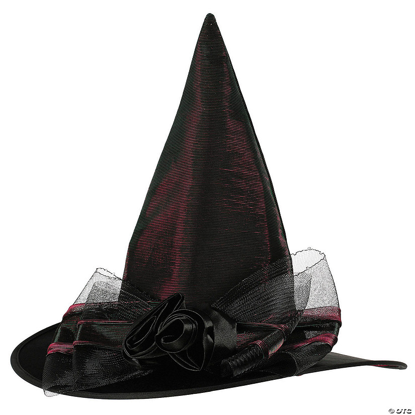 Adults Deluxe Iridescent Witch Hat Costume Accessory Image
