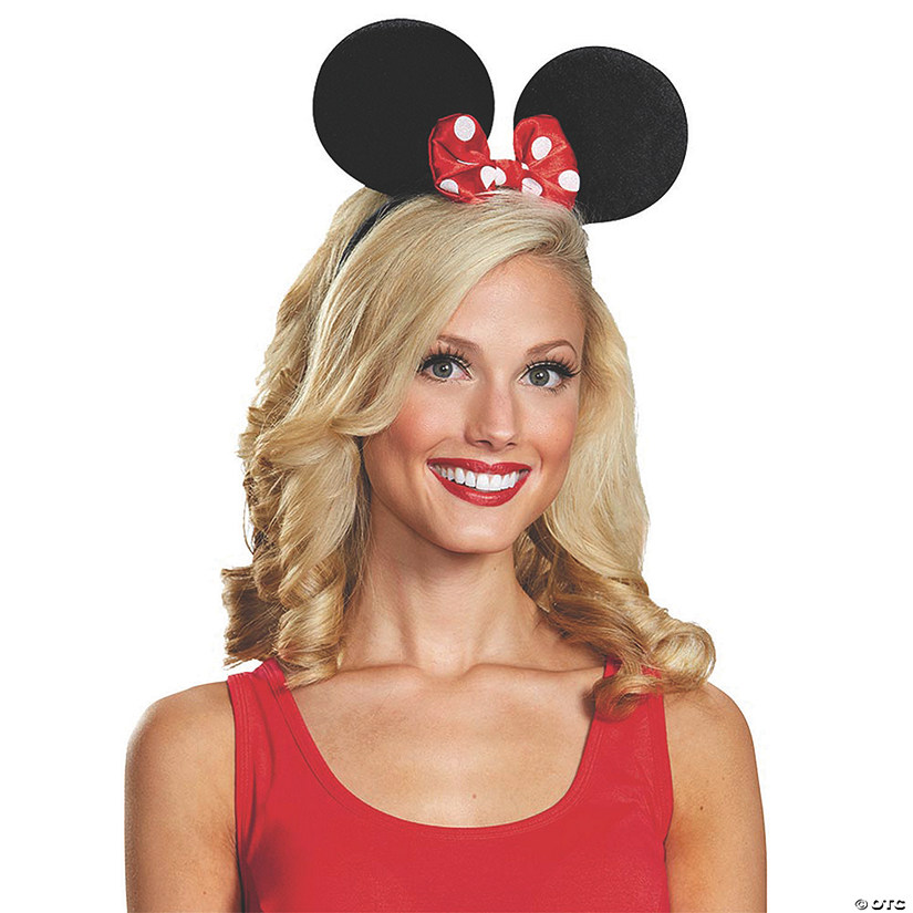Adults Deluxe Minnie Mouse Ears Image