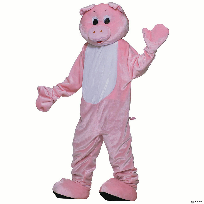 Adult's Deluxe Pig Mascot Costume Image