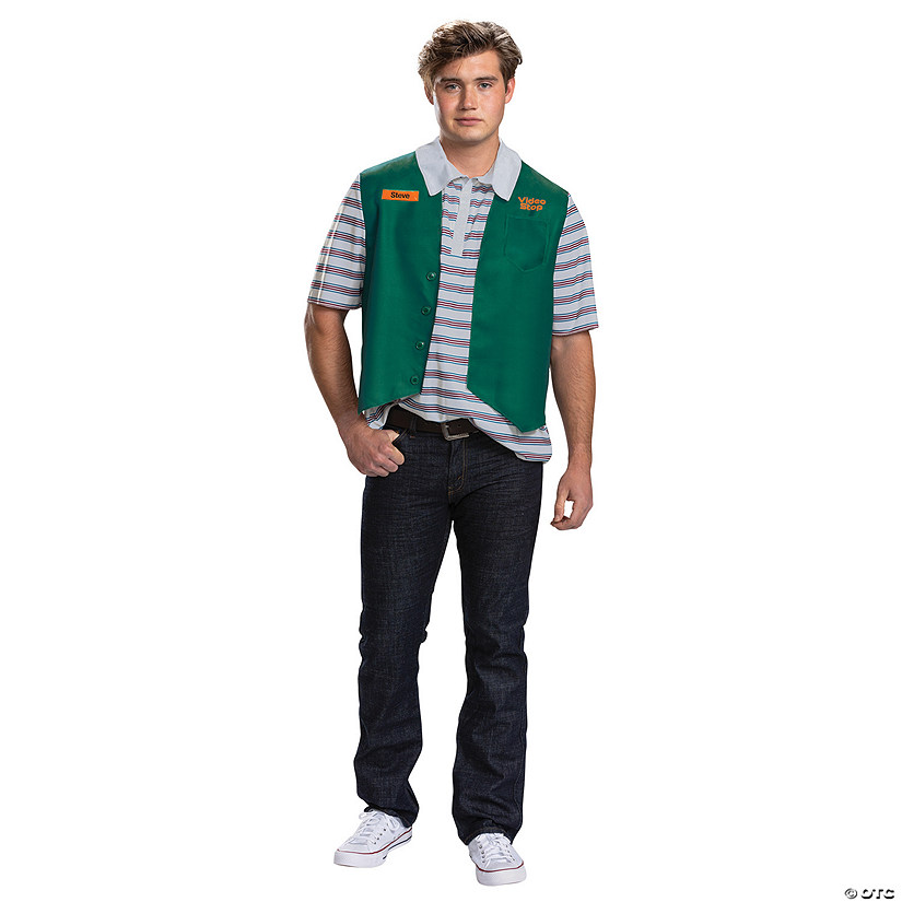 Adults Deluxe Stranger Things S4 Steve Costume Image