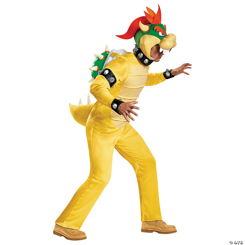 Adults Deluxe Super Mario Bros.&#8482; Bowser Costume Image