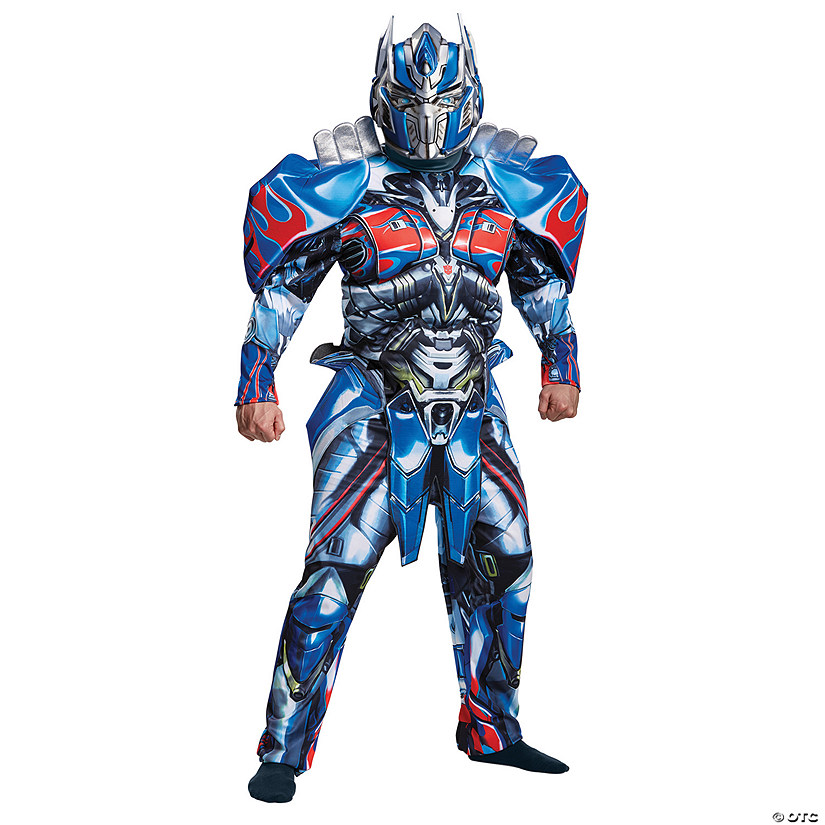 Adults Deluxe Transformers&amp;#8482; Optimus Prime Costume Image
