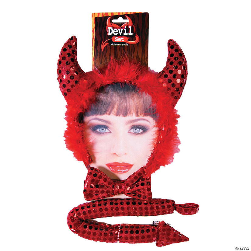 Adults Devil Accessory Kit Image