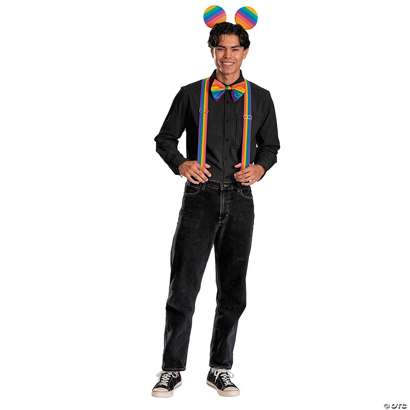 Adults Disney Mickey Mouse 25 Pride Costume Kit Image