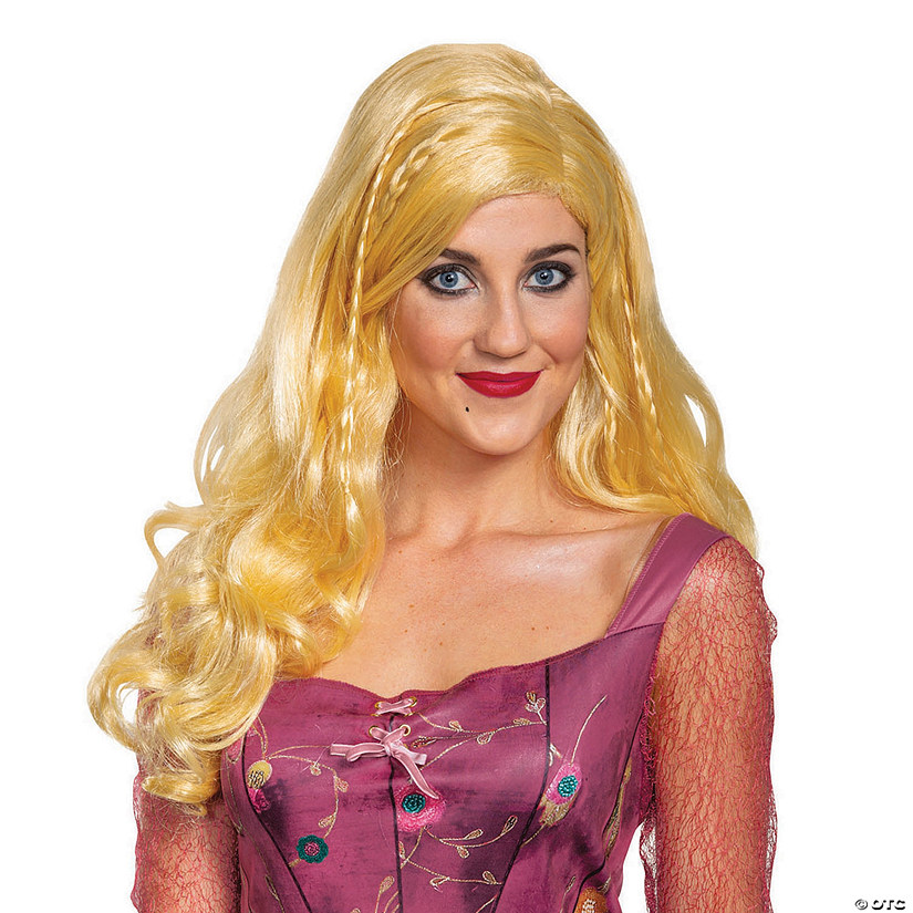 Adults Disney's Hocus Pocus Sarah Deluxe Wig Image