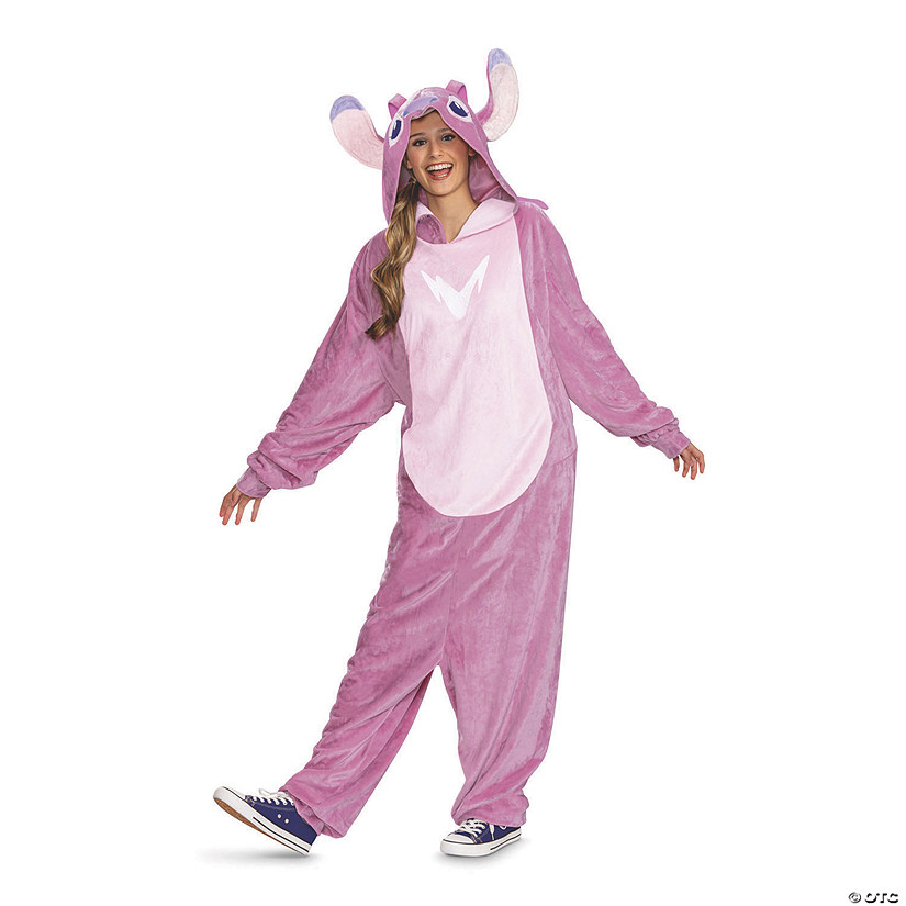 Adults Disney's Lilo &amp; Stitch Angel Jumpsuit Costume Image