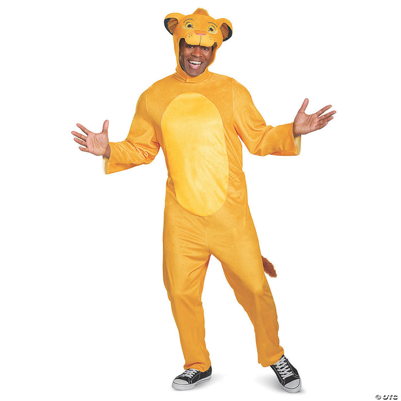 Adults Disney's Lion King Simba Jumpsuit Costume Image