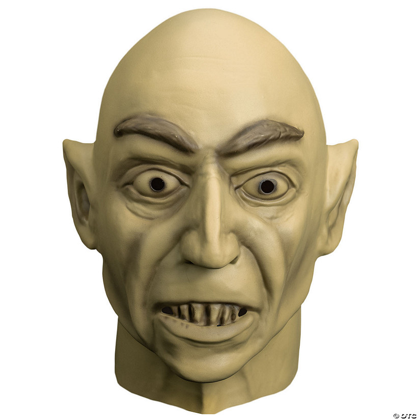 Adults Don Post Studios&amp;#8482; Glow-in-the-Dark Nosferatu Vinyl Mask Image