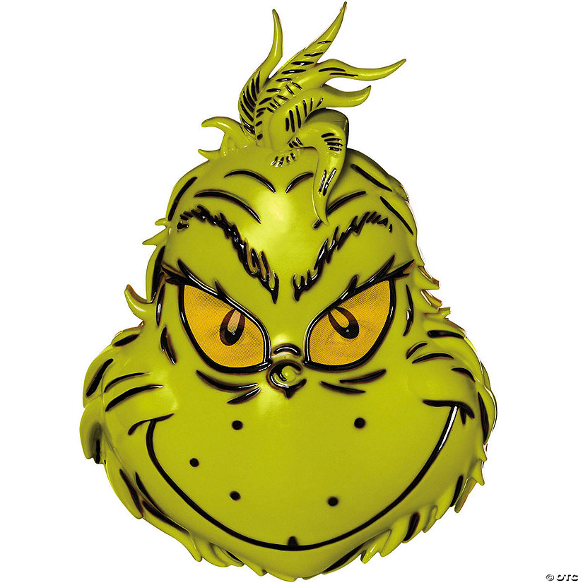 Adults Dr. Seuss&amp;#8482; How the Grinch Stole Christmas Grinch Mask Image