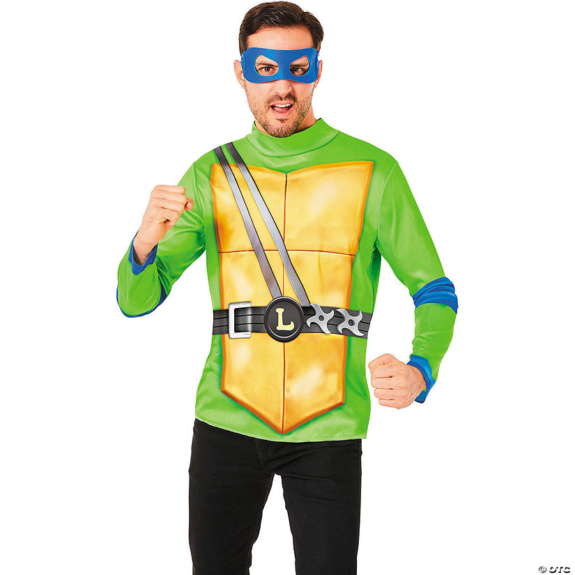 Adults Easy Wear Tales of the Teenage Mutant Ninja Turtles&amp;#8482; Leonardo Costume Kit - One Size Image