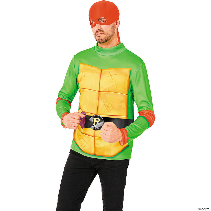 Adults Easy Wear Tales of the Teenage Mutant Ninja Turtles&amp;#8482; Raphael Costume Kit - One Size Image