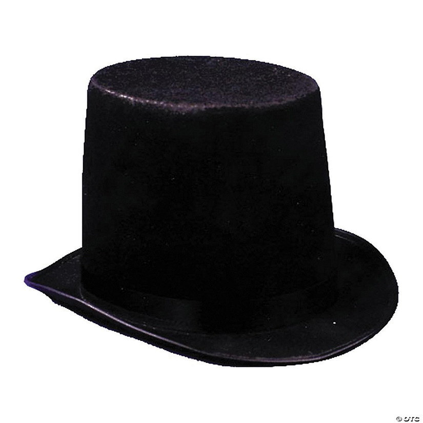 Adult's Economy Black Stovepipe Hat Image