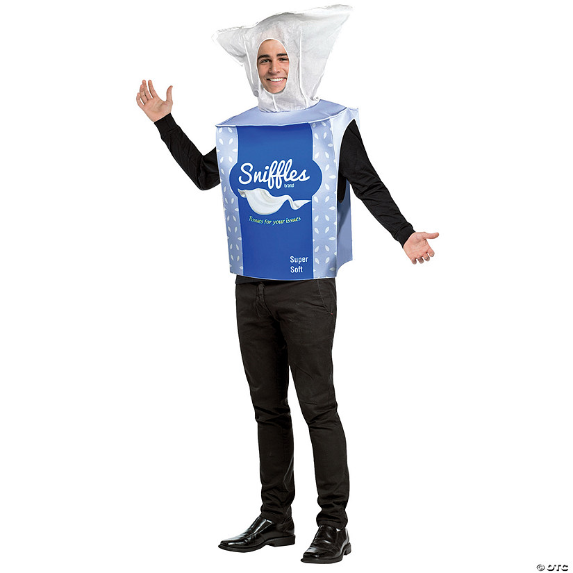 Adults Facial Tissues Box Costume Image