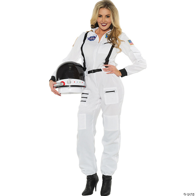 Adults Female Astronaunt Costume Image