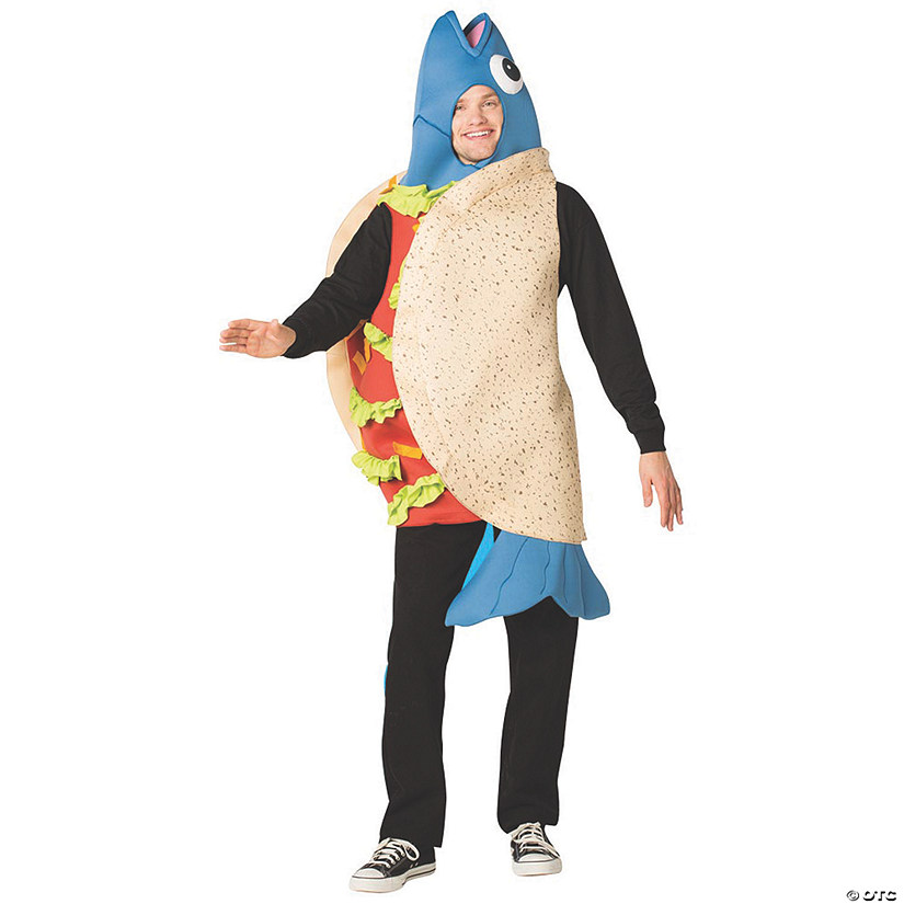 Adults Fish Taco Costume Image