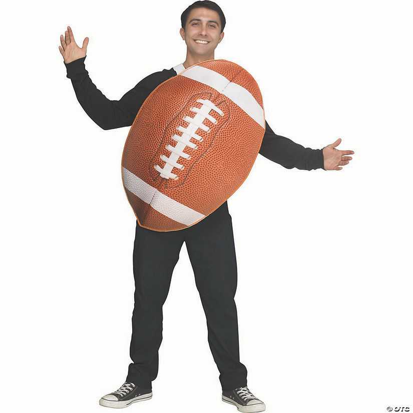 Adults Football Sport Ball Polyester Tunic Costume - One Size Image