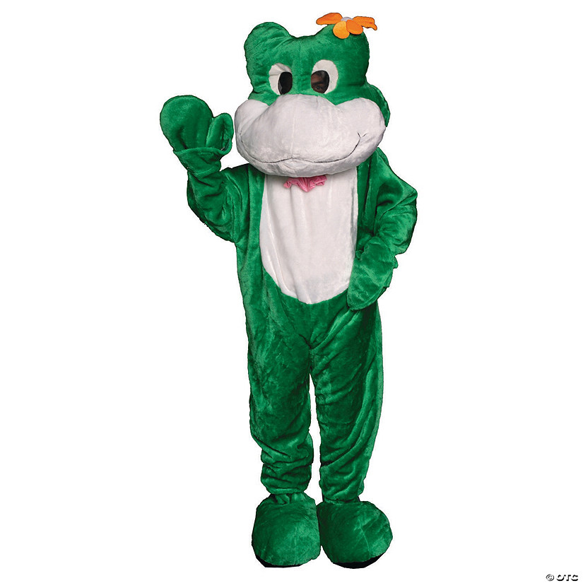 Adult's Frog Mascot Costume Image