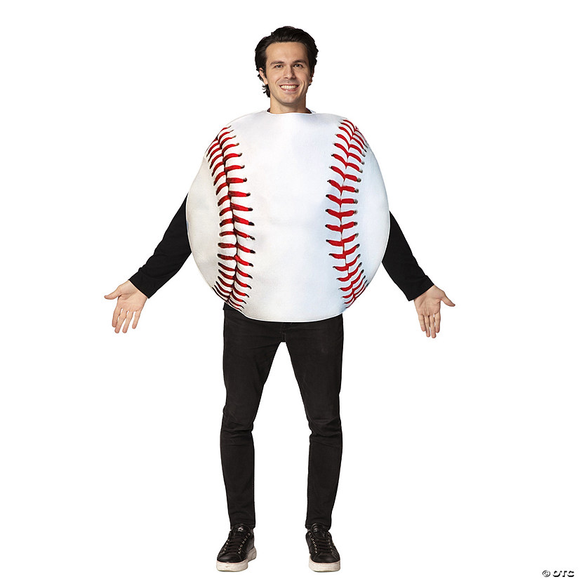 Adults Get Real Baseball Costume Image