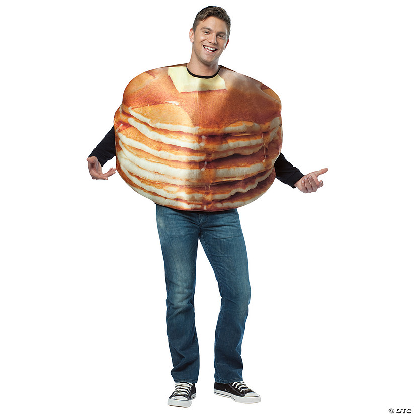 Adults Get Real Stacked Pancakes Costume Image