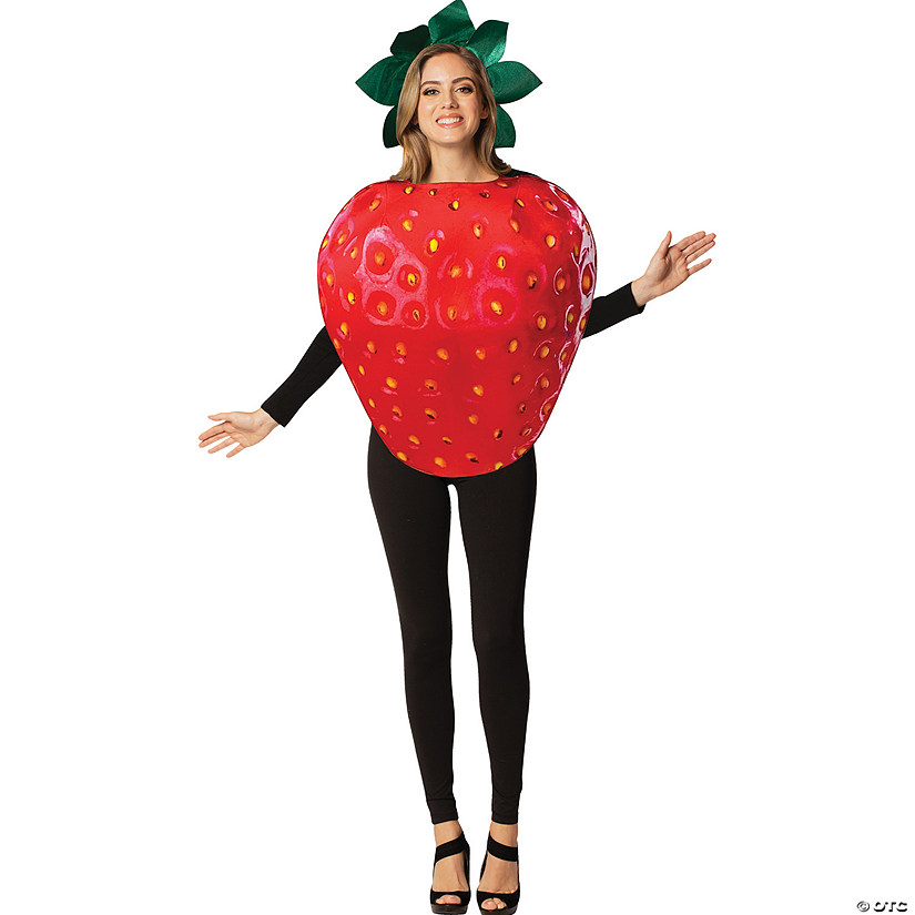Adults Get Real Strawberry Costume Image