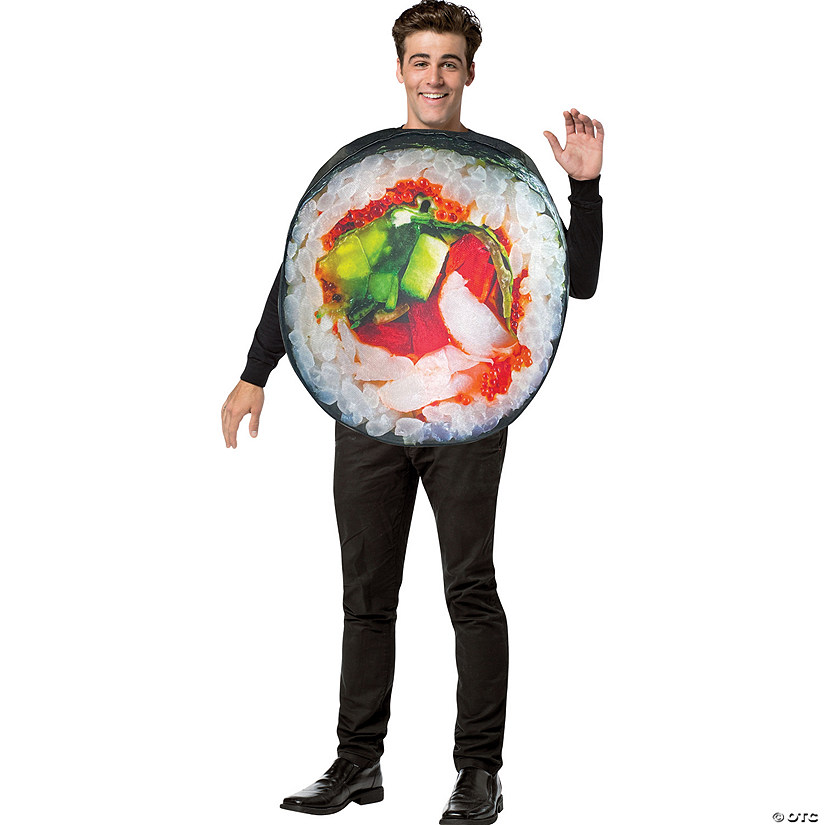 Adults Get Real Sushi Roll Costume Image