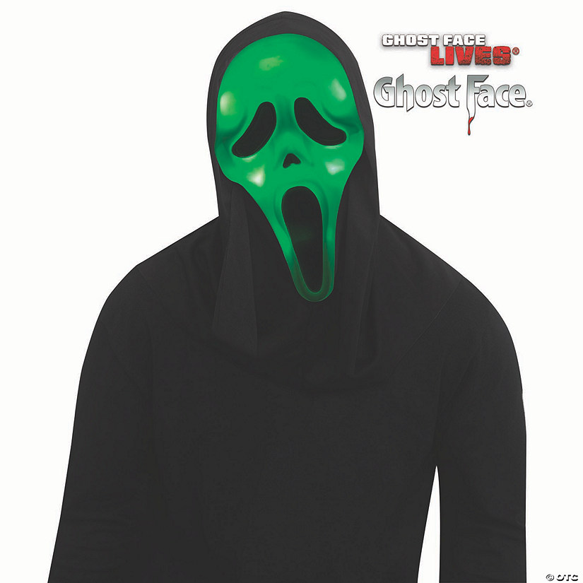 Adults Ghost Face<sup>&#174;</sup> Color Changing Full Mask with Hood Image