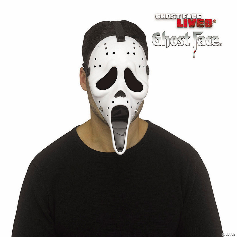 Adults Ghost Face&amp;#174; White Hockey Full Face Mask Image