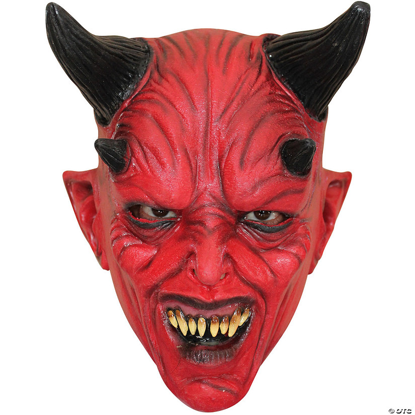 Adults Ghoulish Productions Devil Junior Latex Mask - One Size Image
