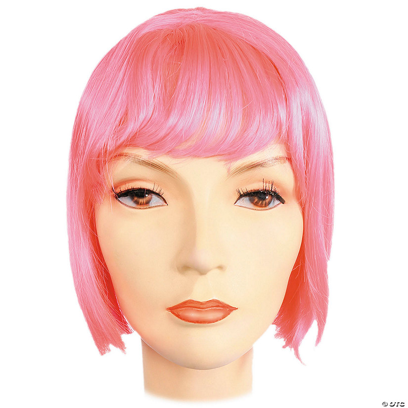 Adults Gina Chin-Length Straight-Haired Wig with Bangs Image