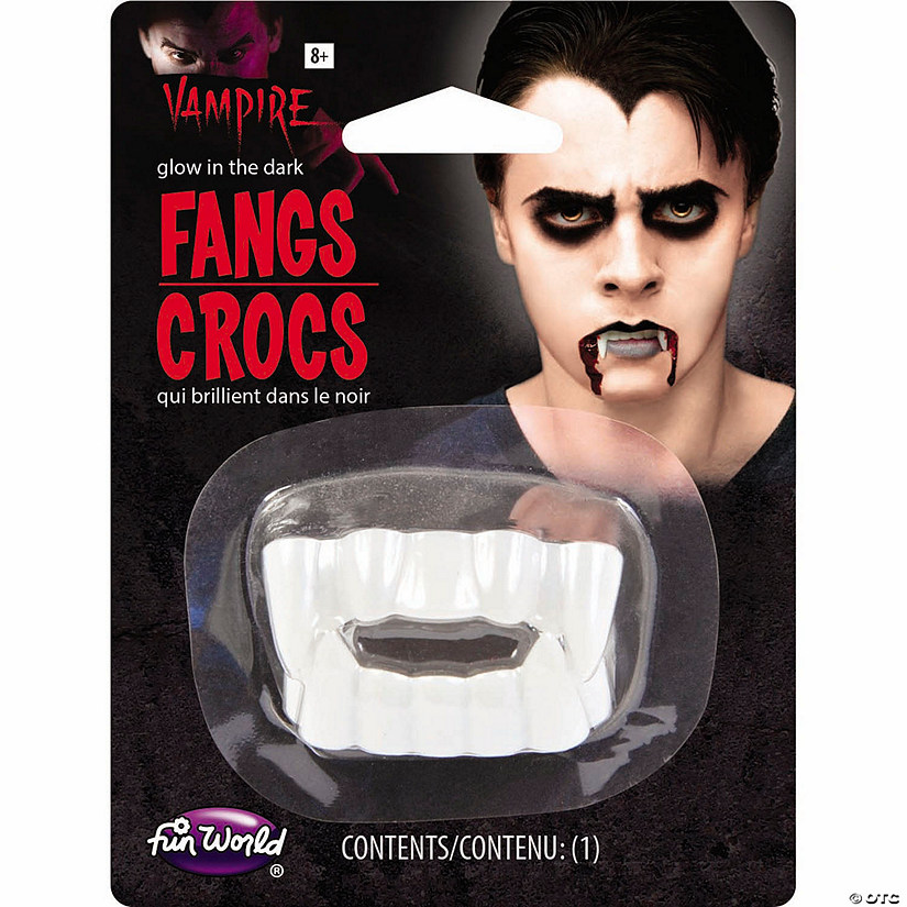 Adults Glow-in-the-Dark Vampire Fangs Costume Accessory Image