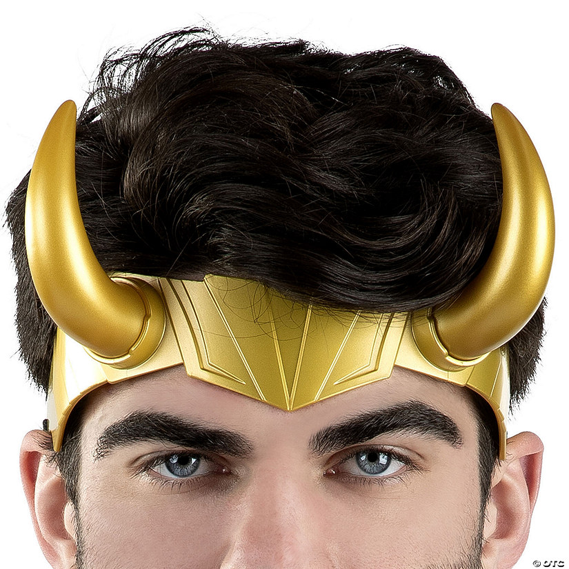 Adults Gold Plastic Marvel&amp;#8217;s Loki&amp;#8482; Loki Headpiece Costume Accessory Image