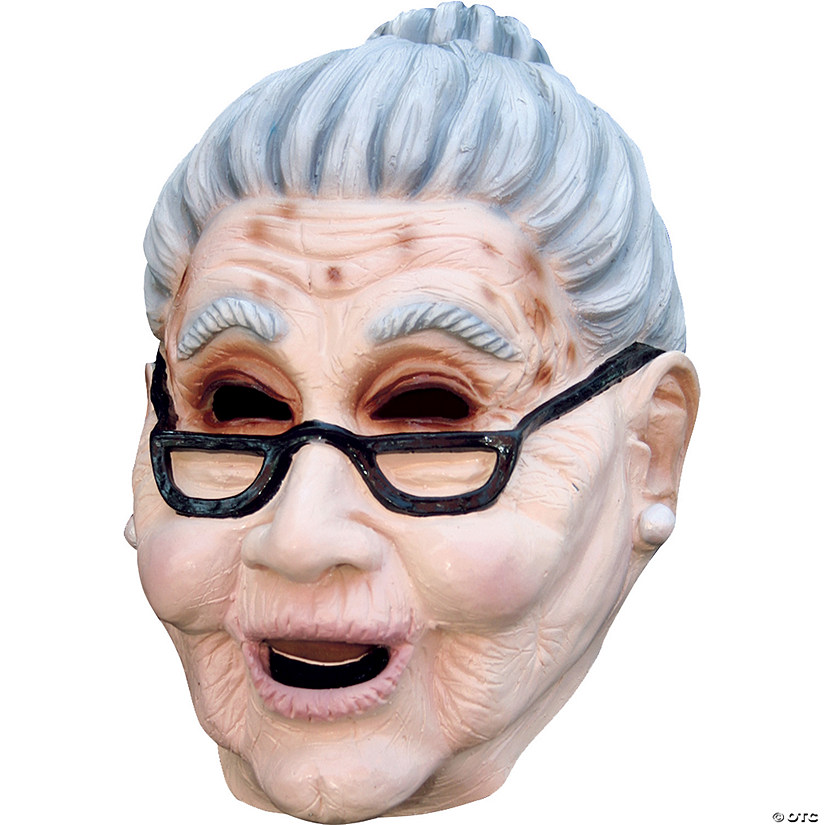 Adults Grandma Latex Mask Image