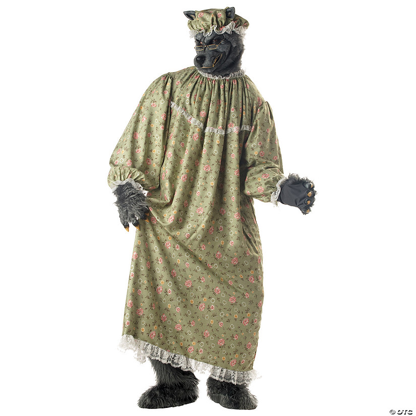 Adult's Granny Wolf Costume Image