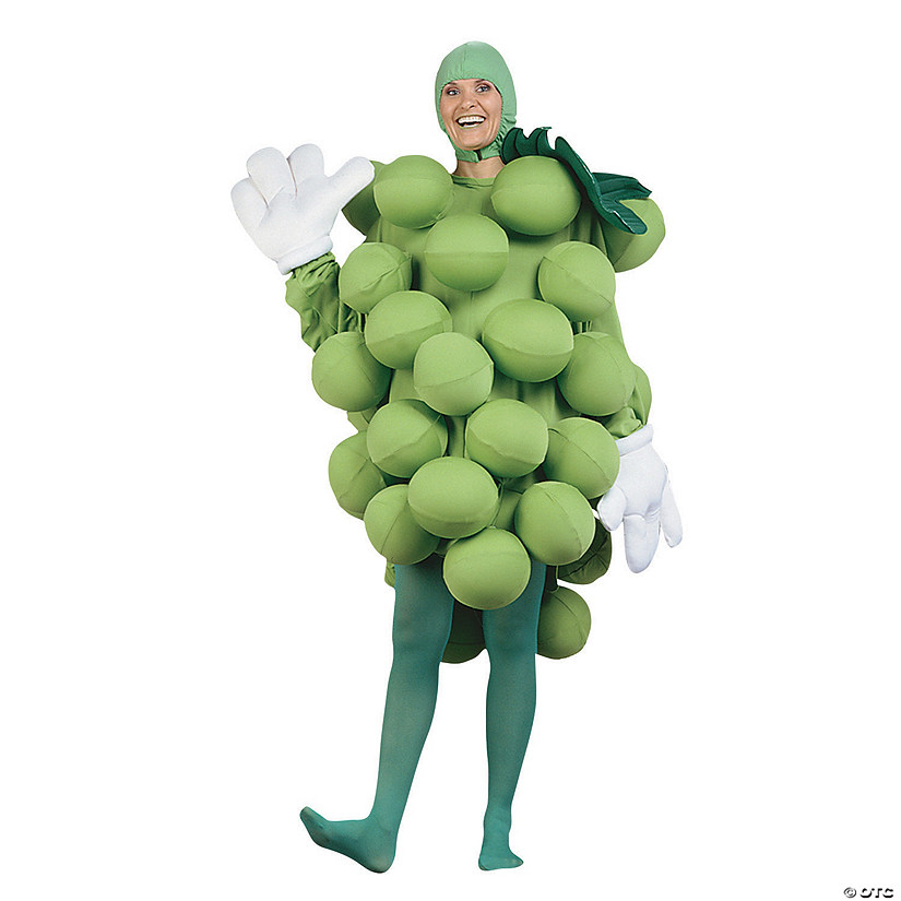 Adults Green Grapes Costume - Standard Image