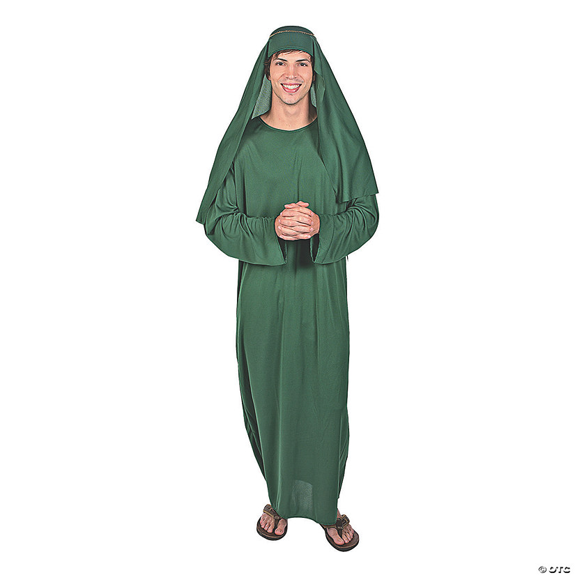 Adults Green Shepherd Robe & Headpiece Image