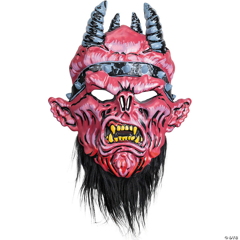 Adults Gwar Retro Oderus Urungus Plastic Mask - One Size Image