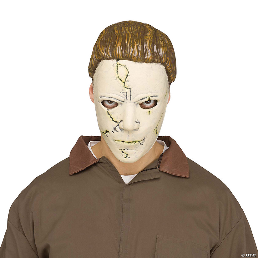 Adults Halloween Michael Myers Mask & Knife Set Image