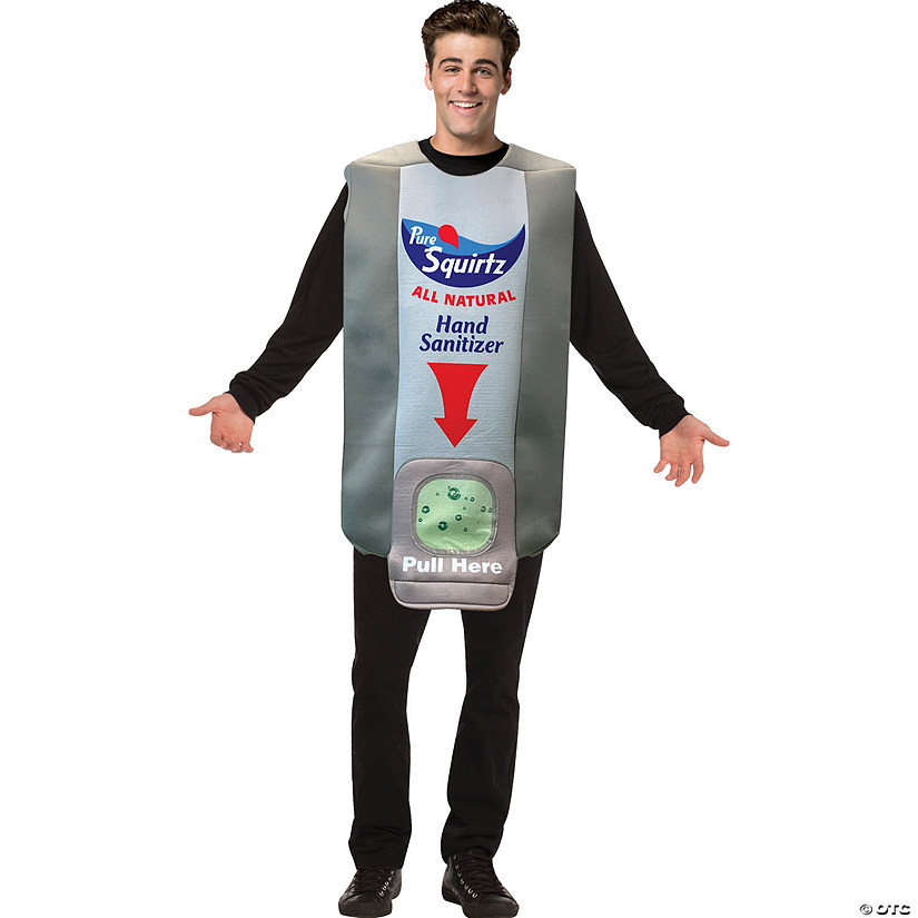 Adults Hand Sanitizer Wall Dispenser Costume Image