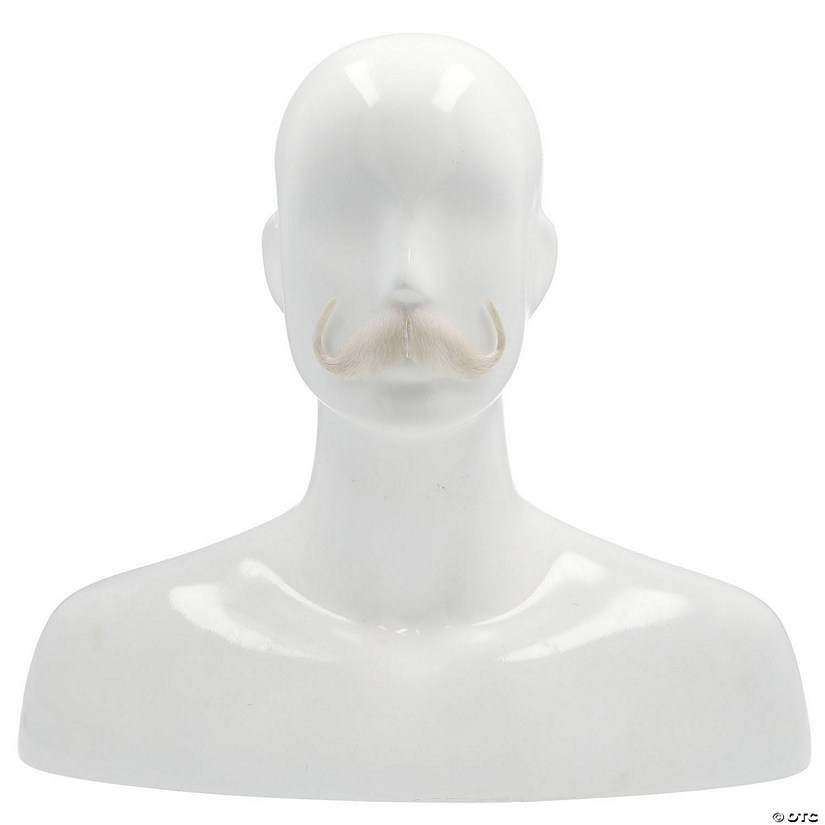 Adults Handlebar Human Hair Blend Mustache Image
