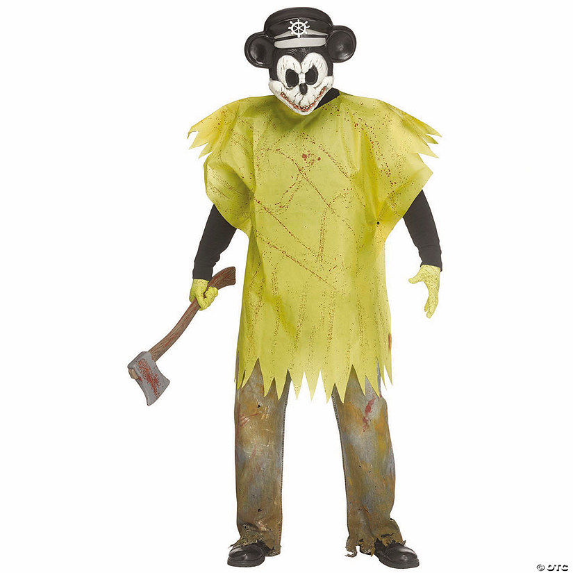 Adults Haunted Steamboat Killie Poncho Costume - One Size Image